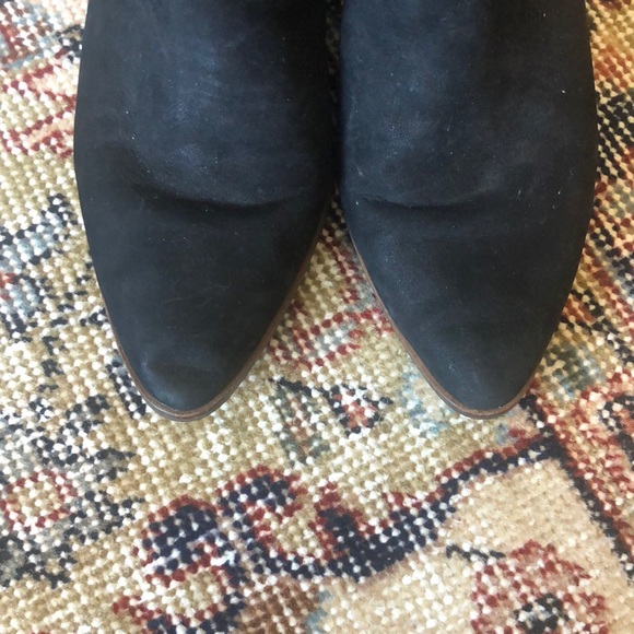 Lucky Brand Heeled Sueded Ankle Boots - Picture 5 of 9